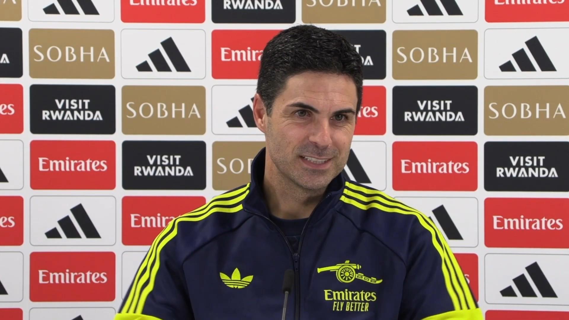 阿尔特塔：和埃泽交流时就感觉他想来，很高兴转会成功了